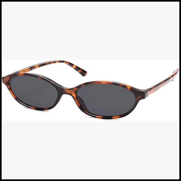 Retro Oval Cat Eye Sunglasses with UV Protection Lightweight Acetate main image 7